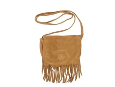 Petit by Sofie Schnoor skuldertaske frynser tan  